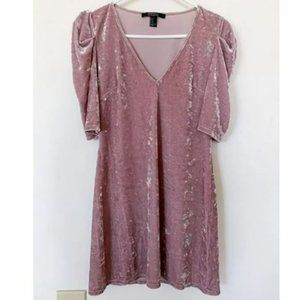 Mauve Velvet Cocktail Dress
